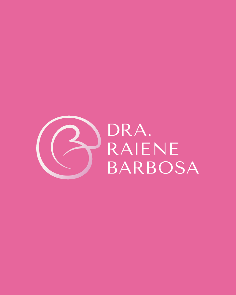 Logo desenvolvida pelo Limone Estúdio Criativo para a Dra. Raiene Barbosa, Ginecologista e Obstetra em Brasília, na Clínica Nascer.